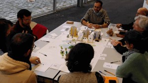 Atelier de redirection écologique de l'urbain avec le jeu Zig Zan pour simuler la sobriété foncière